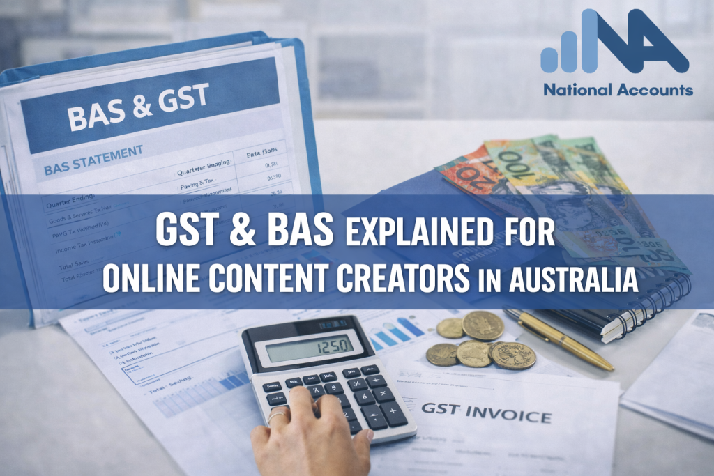 GST & BAS Explained for Online Content Creators